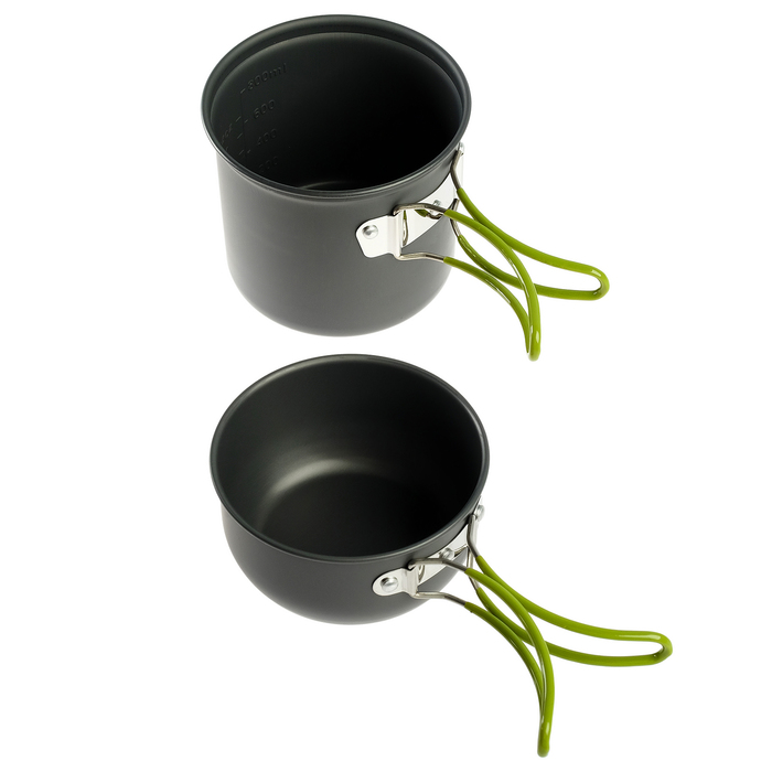 Набор посуды Maclay туристический 2 кастрюли в сетке